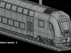 bombardier twindexx train 3D Model