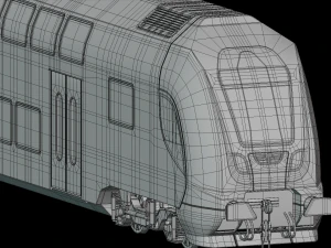 bombardier twindexx train 3D Model