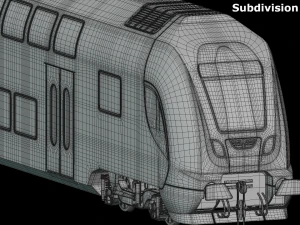 bombardier twindexx train 3D Model
