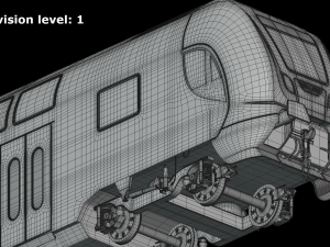 bombardier twindexx train 3D Model