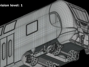 bombardier twindexx train 3D Model