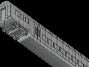 bombardier twindexx train 3D Model