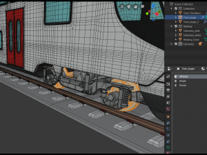 bombardier twindexx train 3D Model