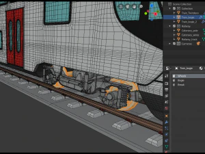 bombardier twindexx train 3D Model