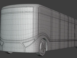 Autonomous city bus concept 2023 3D Model