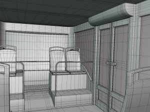 Autonomous city bus concept 2023 3D Model