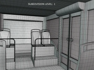 Autonomous city bus concept 2023 3D Model