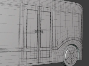 Autonomous city bus concept 2023 3D Model