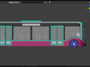 Autonomous city bus concept 2023 Model 3D