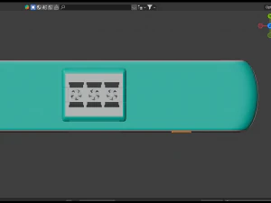 Autonomous city bus concept 2023 3D Model