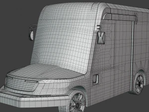 Oshkosh delivery van 3D Model