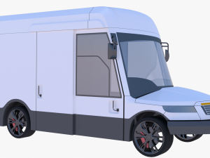 Oshkosh delivery van 3D 모델