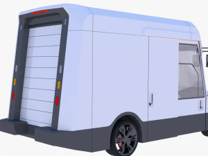 Oshkosh delivery van 3D Model
