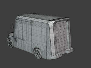 Oshkosh delivery van 3D 모델