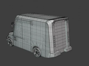 Oshkosh delivery van 3D Model
