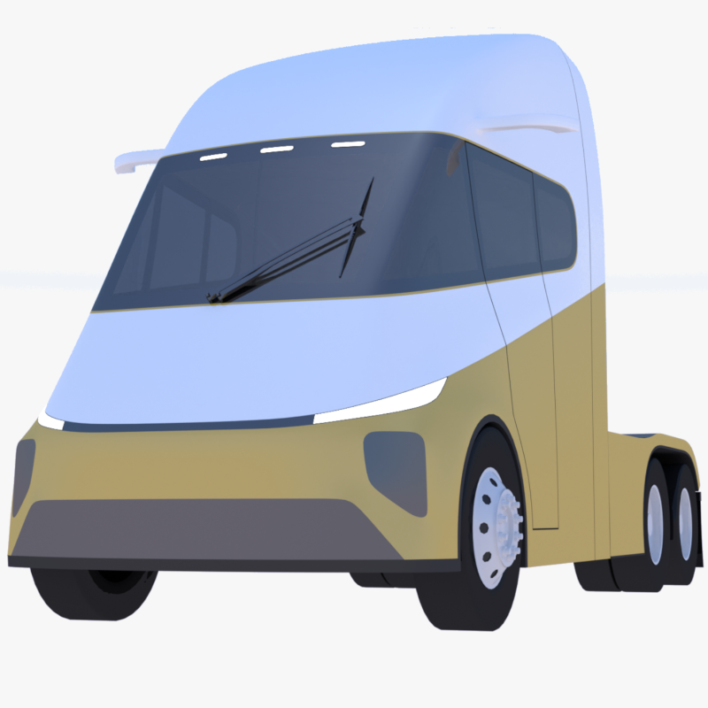 Future truck exterior Modelo 3D .c4d .max .obj .3ds .fbx .stl .blend 