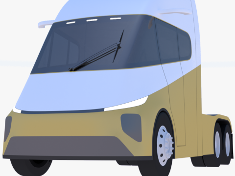 Future truck exterior 3Dモデル