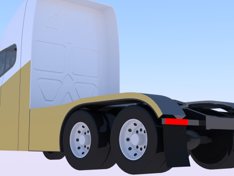 Future truck exterior Modelo 3D