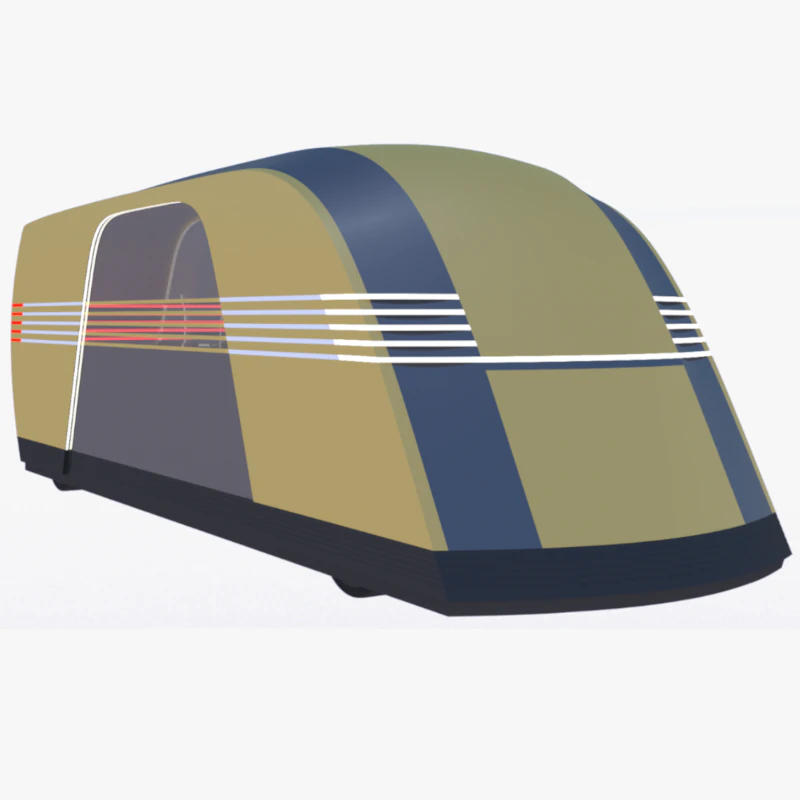 Tesla Robovan exterior 3D Model .c4d .max .obj .3ds .fbx .stl .blend 
