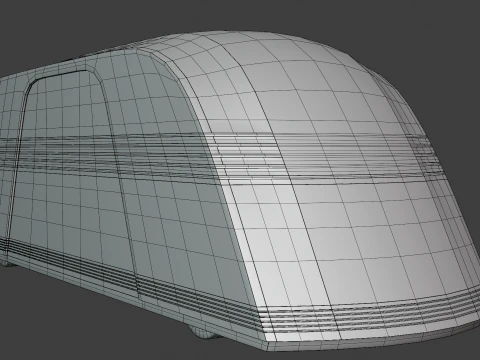 Tesla Robovan exterior 3D Model