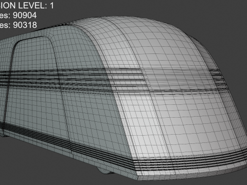 Tesla Robovan exterior 3Dモデル