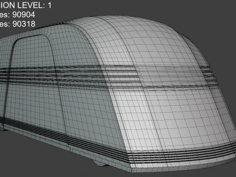 Tesla Robovan exterior 3D Model