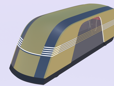 Tesla Robovan exterior 3Dモデル