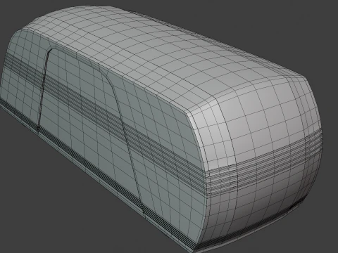 Tesla Robovan exterior 3D Model