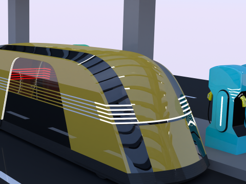 EV charger with Robovan 3Dモデル