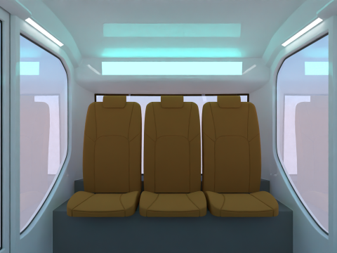 Autonomous minibus concept 3D Model