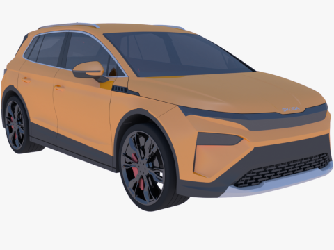 Skoda Elroq exterior 3Dモデル