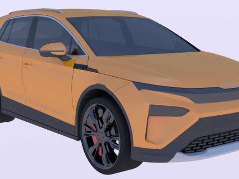 Skoda Elroq exterior Model 3D