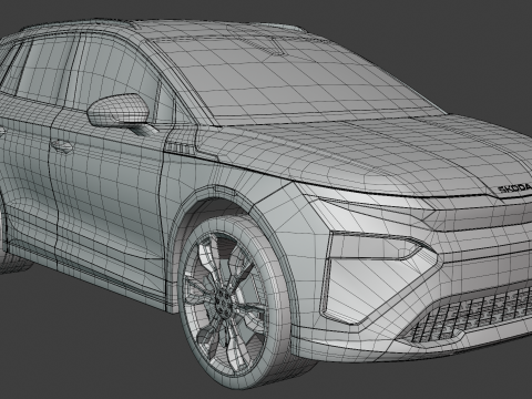 Skoda Elroq exterior Model 3D