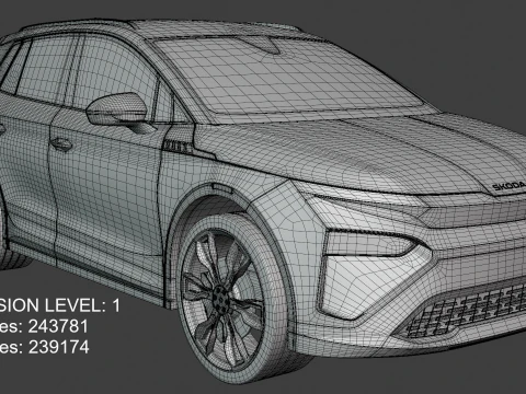 Skoda Elroq exterior 3D Model