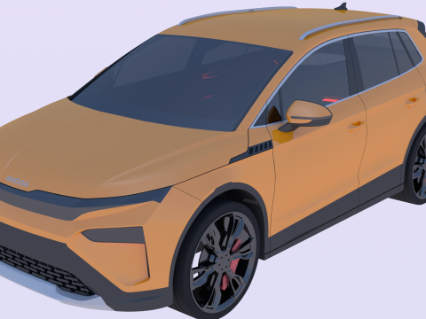 Skoda Elroq exterior Model 3D