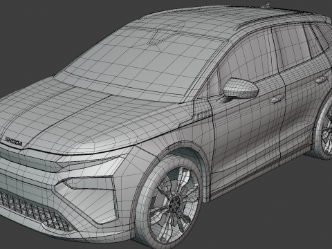 Skoda Elroq exterior Model 3D