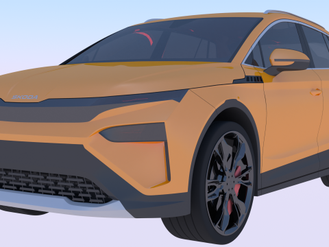 Skoda Elroq exterior Model 3D
