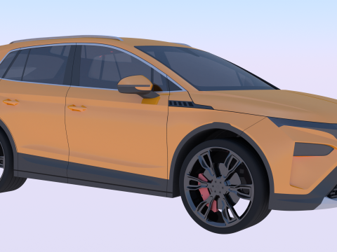 Skoda Elroq exterior Model 3D