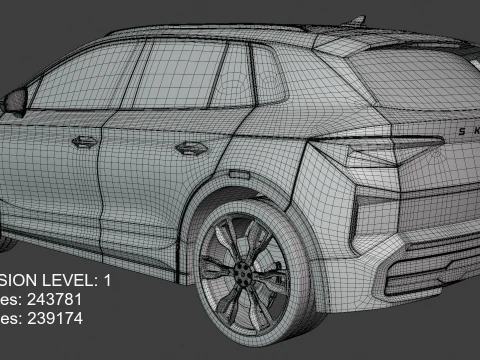 Skoda Elroq exterior 3D Model