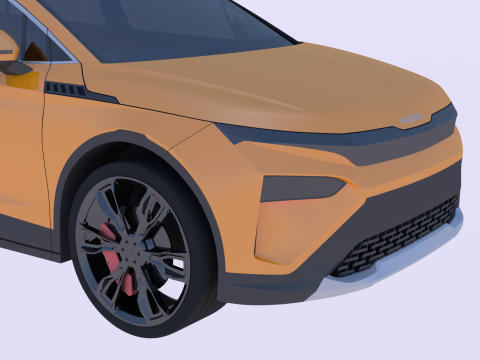 Skoda Elroq exterior Model 3D