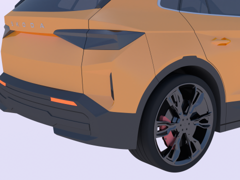 Skoda Elroq exterior Model 3D