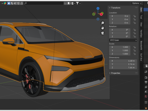 Skoda Elroq exterior Model 3D