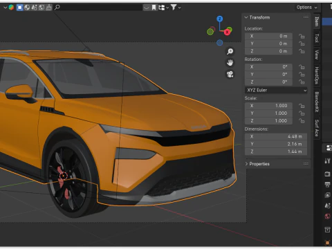 Skoda Elroq exterior 3D Model