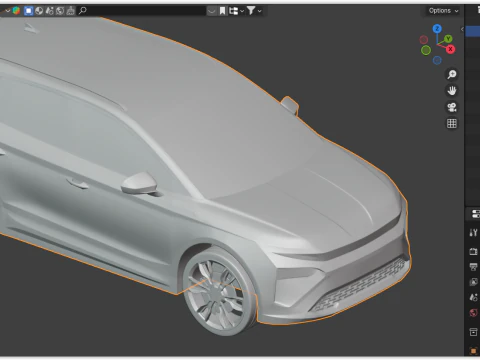 Skoda Elroq exterior 3D Model