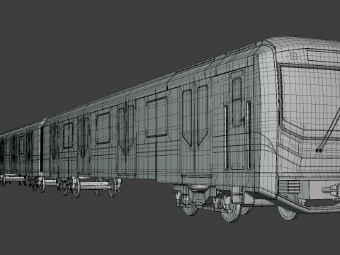 Sofia metro train 3D 모델