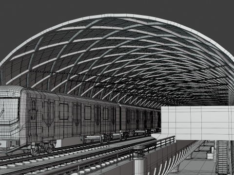 Sofia metro station 3D 模型