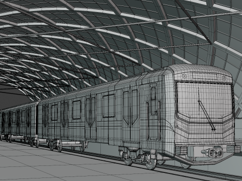 Sofia metro station 3D 模型