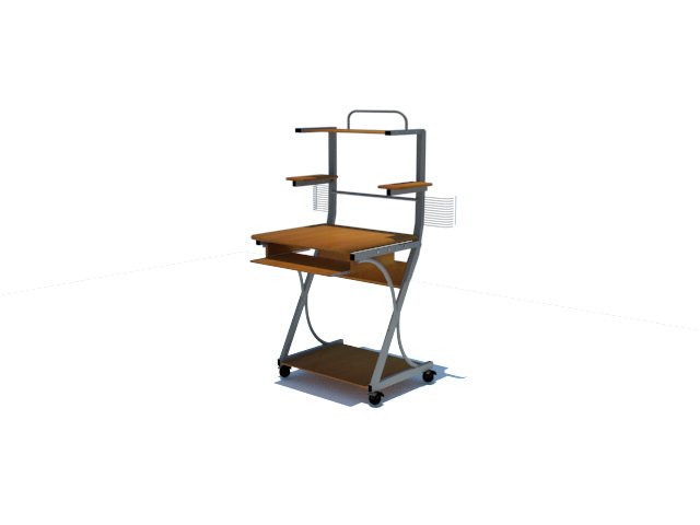 computer desk Modelo 3D .c4d .max .obj .3ds .fbx .stl .blend 