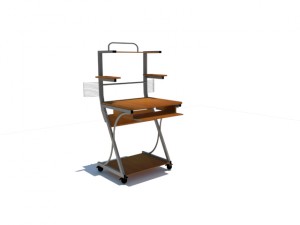 computer desk Modelo 3D