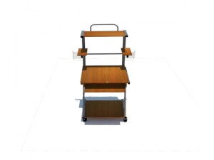 computer desk Modelo 3D